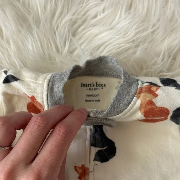 Burt’s bees baby footie - Picture 3 of 4
